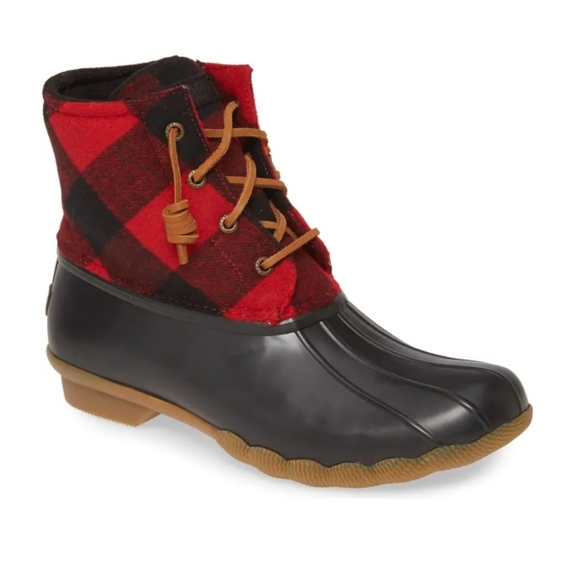 Sperry Shoes - Sperry Saltwater Buffalo TopSider Plaid Duck Boots